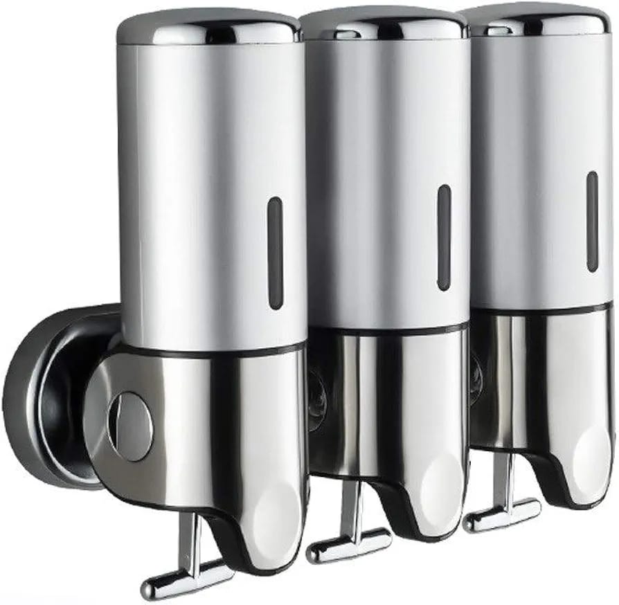 Dispensador Shampoo, jabon y acondicionador