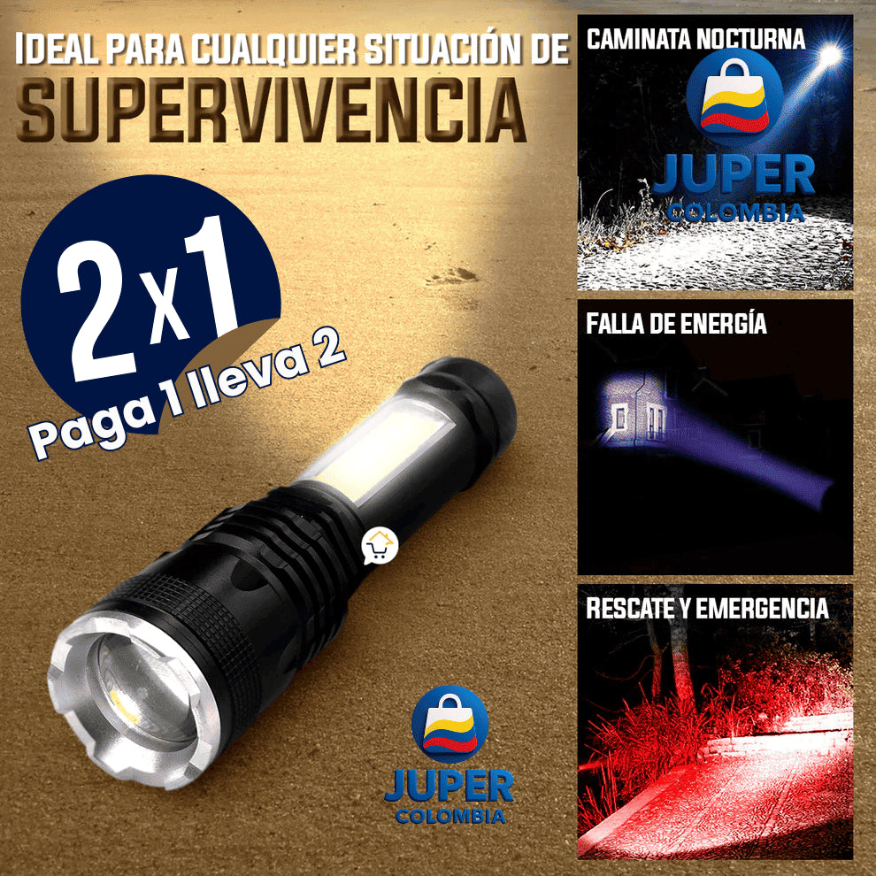 Linterna Ultra Lumen 360 | Paga 1 y lleva 2