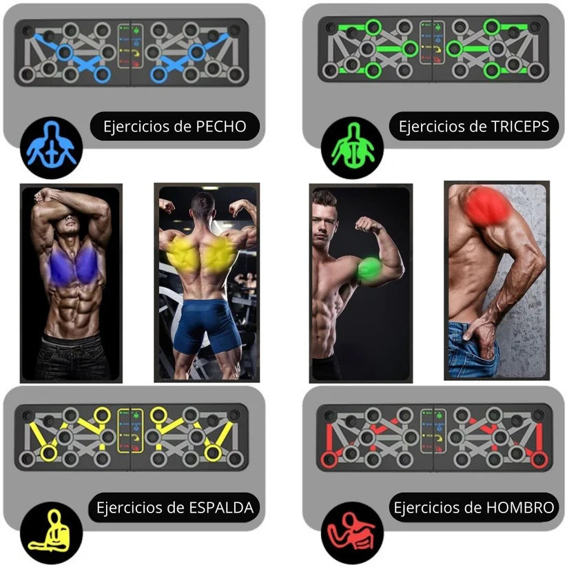 Tabla de Flexiones Push UP