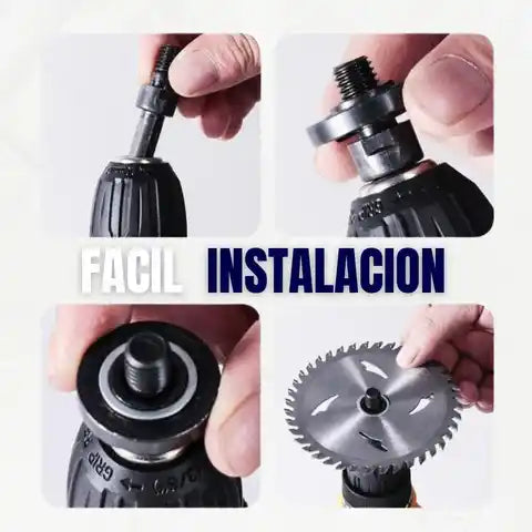 TurboFix PRO | Convertidor de Taladro en Pulidora y Cortadora