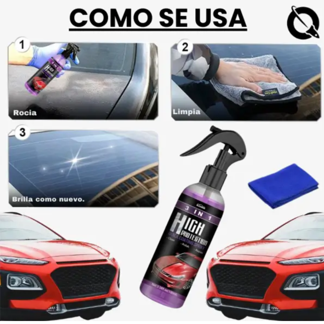 Aerosol Luxury 3 en 1 para Vehículo