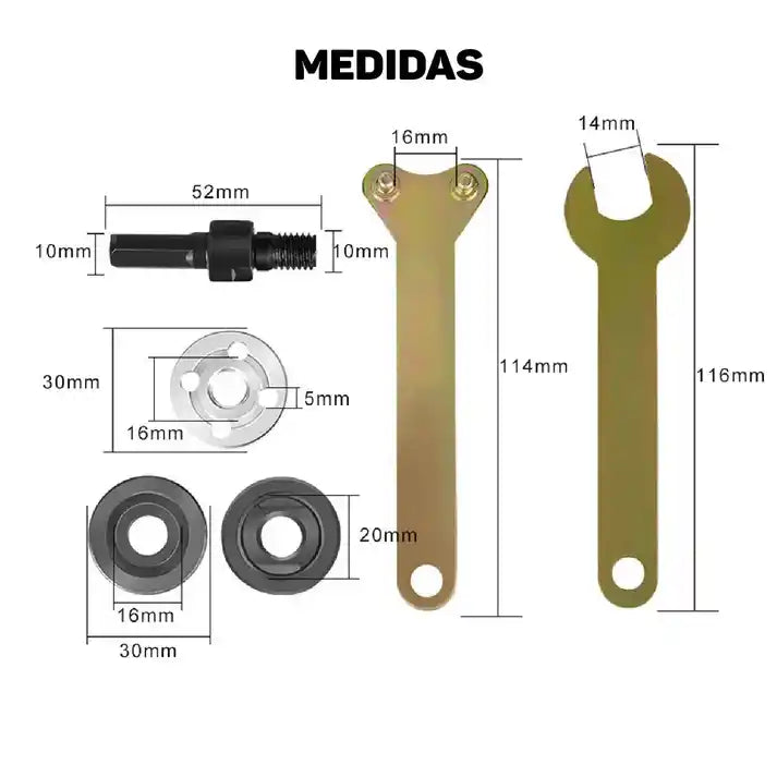 TurboFix PRO | Convertidor de Taladro en Pulidora y Cortadora