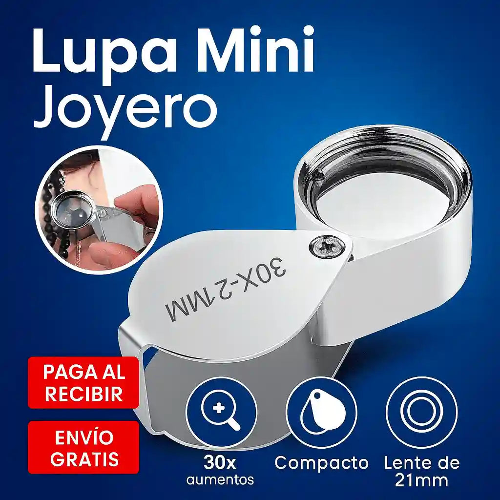 Lupa Mini Joyero 30X