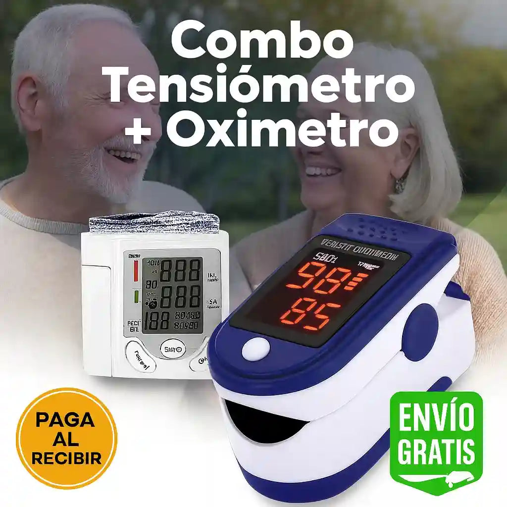 Combo Tensiometro + Oximetro