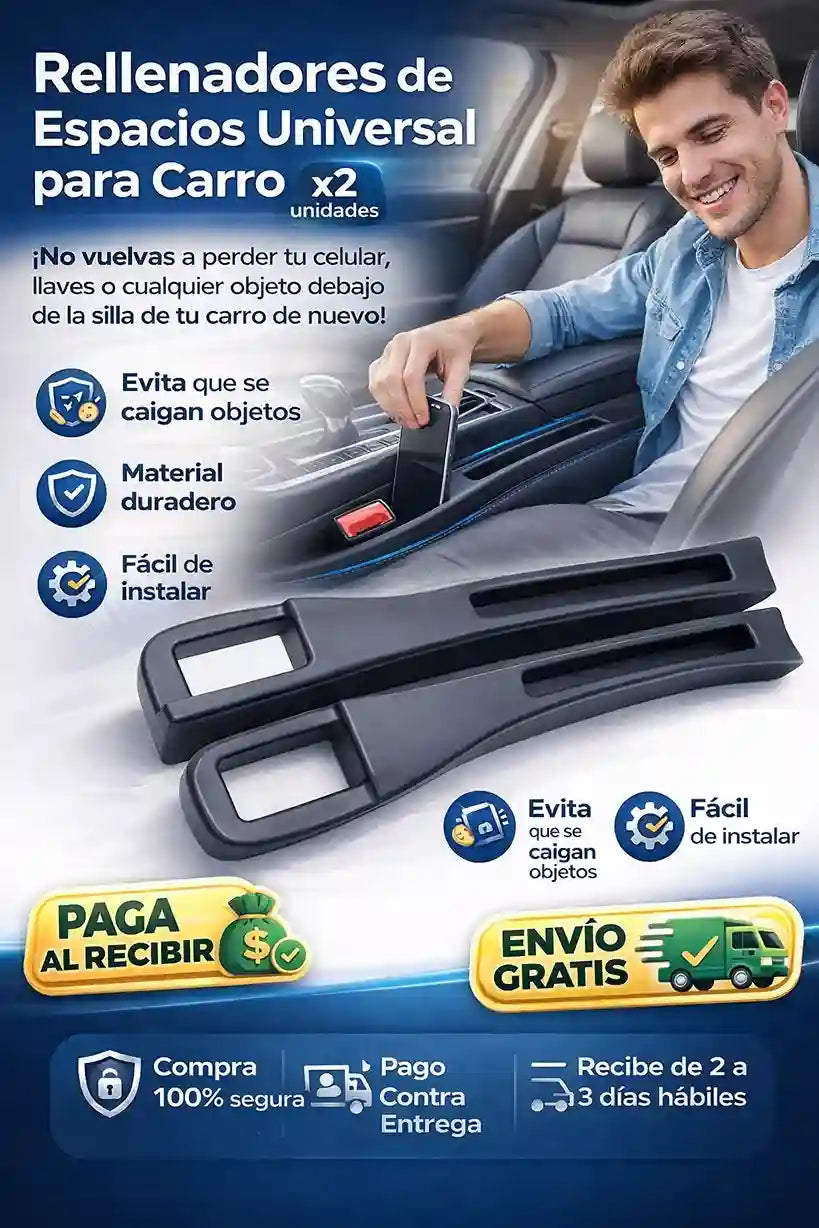 Rellenadores de espacio para carro x2 unidades
