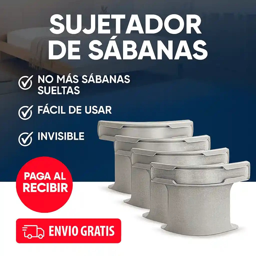 Sujetador de Sabanas Invisibles x4 Unidades