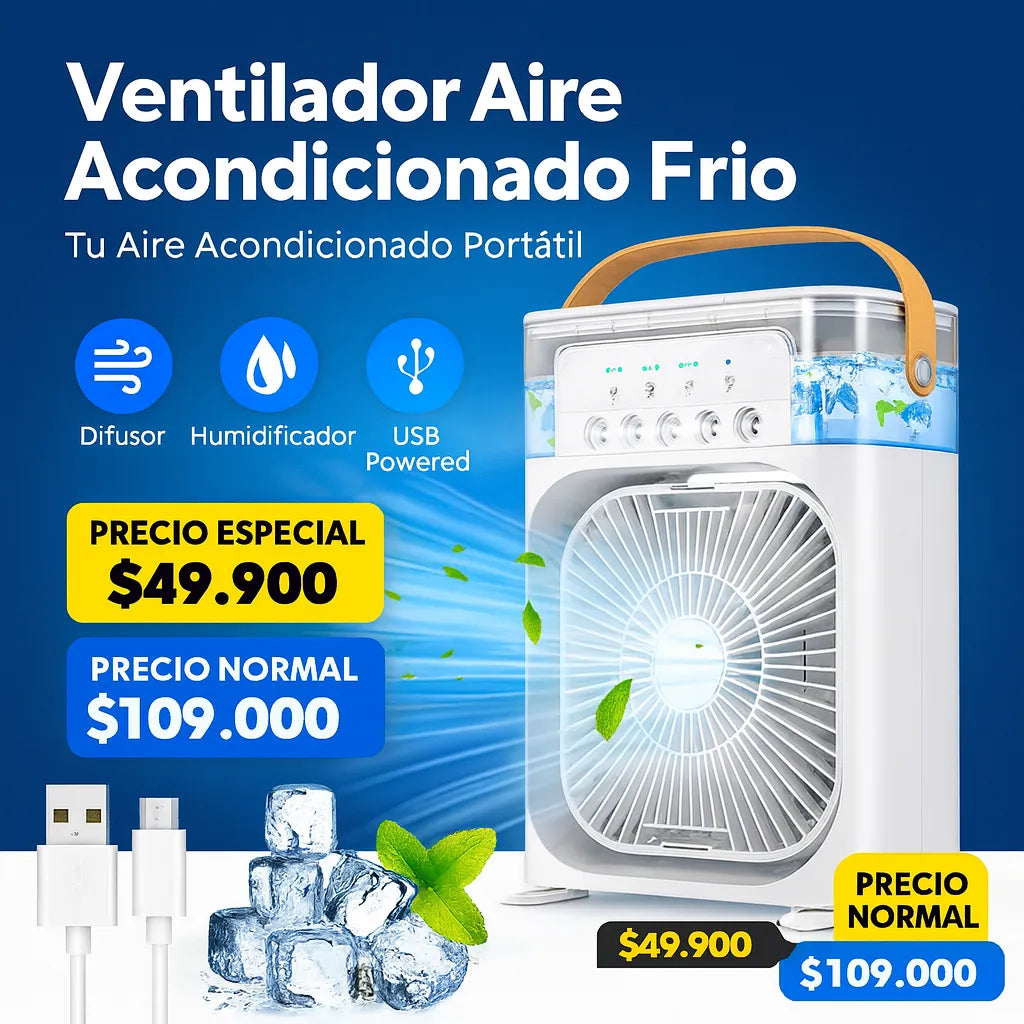 Ventilador Aire Acondicionado Portatil C1