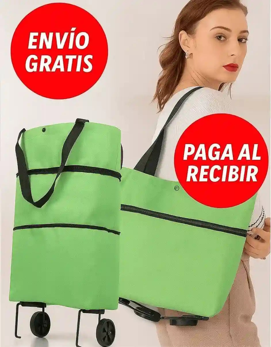 Carrito Plegable para Mercado | BolsoCar™
