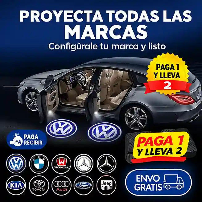 Proyector de logo para carro (Paga 1 lleva 2) (Todas las marcas)