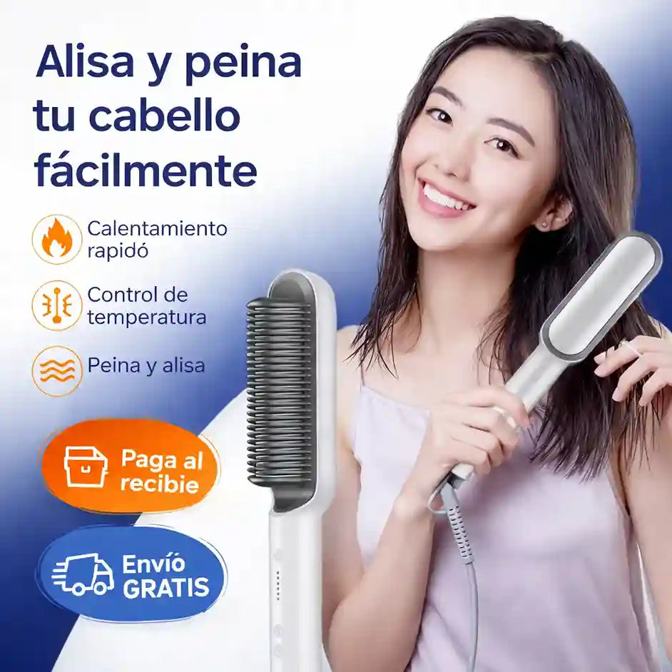 Cepillo Alisador 2 en 1