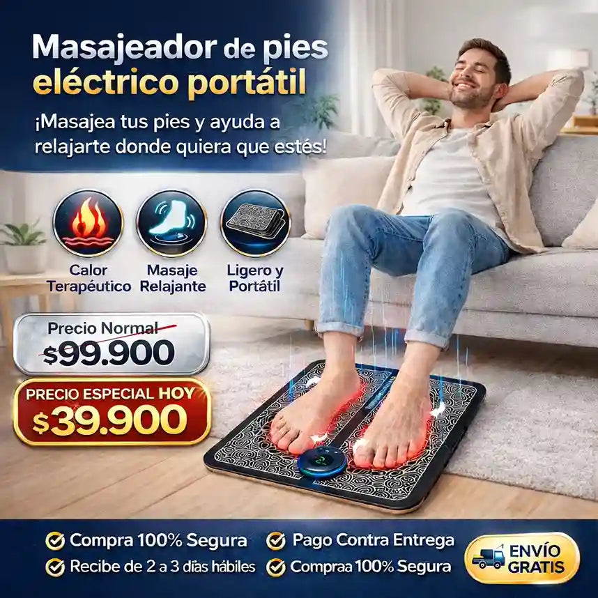 Masajeador de pies eléctrico
