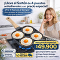 Sarten de 4 puestos