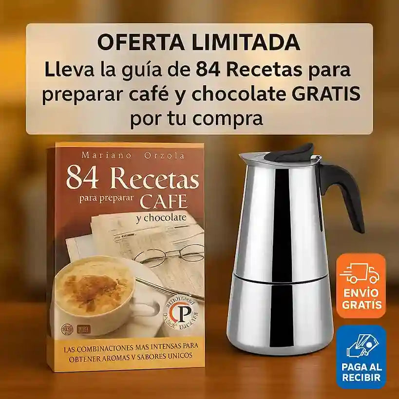 Cafetera Diseño Italia Grande de 12 Tazas