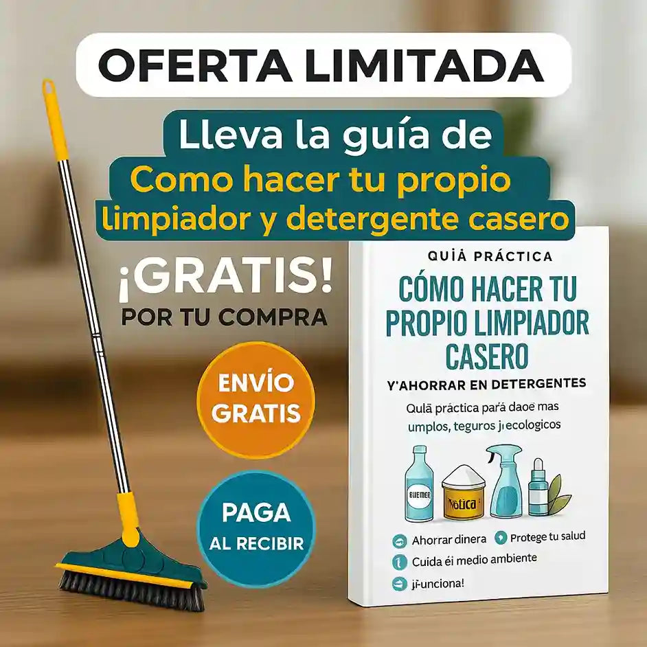 Escoba 360 Pro™ – Lava, Seca y Cepilla