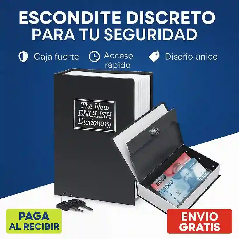 Caja Fuerte en forma de Libro