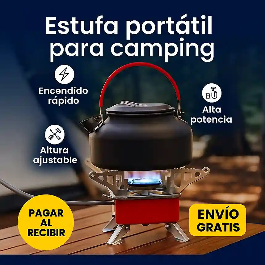 Estufa Portátil Para Camping