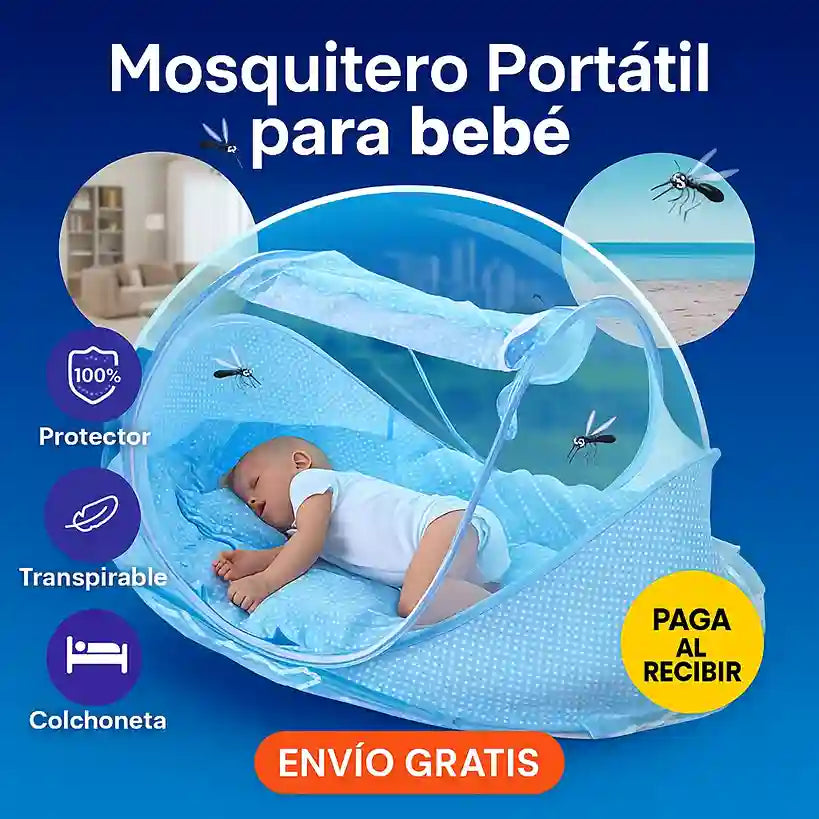 Mosquitero plegable portátil para bebe
