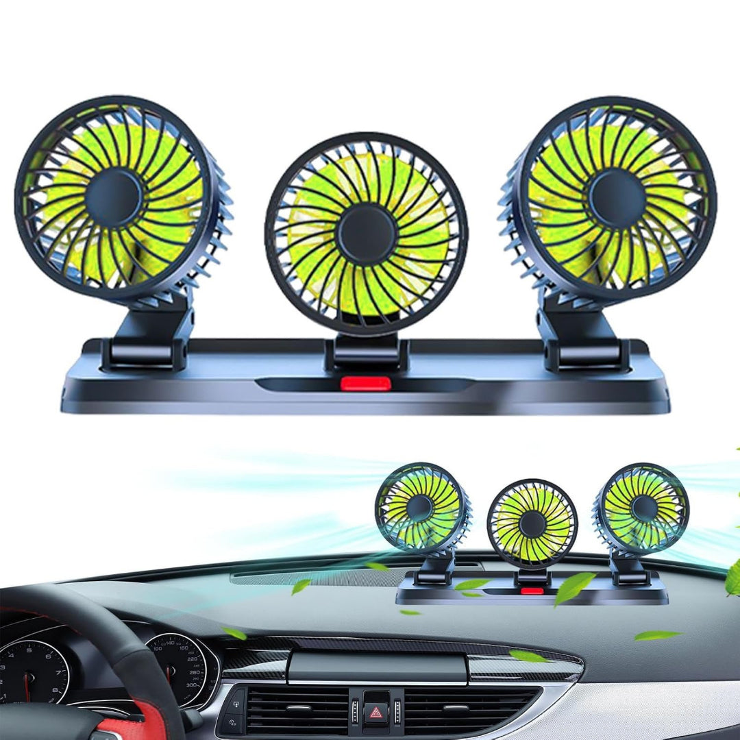 Ventilador Triple para carro