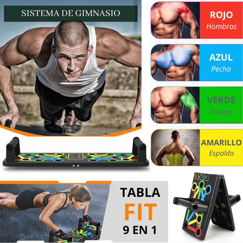 Tabla de Flexiones Push UP