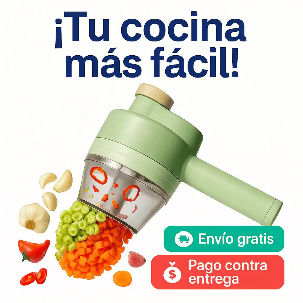 Cortador Eléctrico  4 en 1 | PicaFácil Pro™